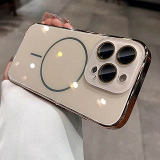 Глянцевий чохол Lume gloss з MagSafe для iPhone 15 Gold