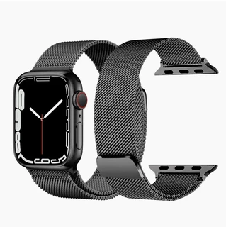 Ремінець металевий мілянська петля для Apple Watch 38|40|41|42 (10 series) mm Mist Blue