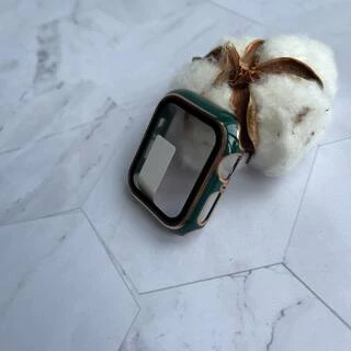 Чохол Прозорий Premium Clear Case PC LUX для Apple Watch 40 mm / SE 40mm Forest Green