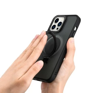 Чохол протиударний Jamb Matte з кільцем підставкою для iPhone 13 Pro Max Black