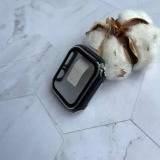 Чохол Прозорий Premium Clear Case PC LUX для Apple Watch 44 mm / SE 44mm LightBlack