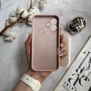 Чохол Silicone Case FULL 360 для iPhone 16 Pink Sand