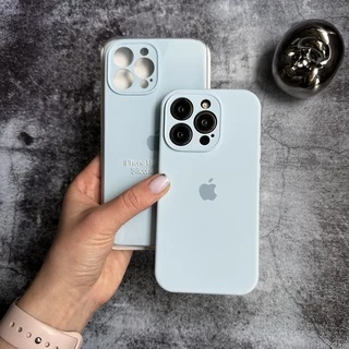 Чохол Silicone Case FULL 360 для iPhone 15 Pro Mist Blue