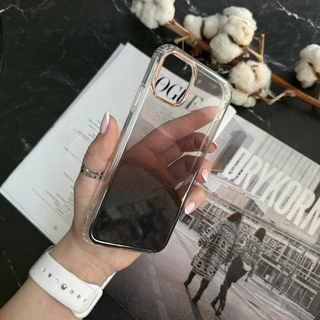 Силіконовий чохол з блискітками Shine OMBRE для iPhone 13 Pro Max Black