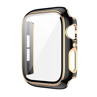 Чохол Прозорий Premium Clear Case PC LUX для Apple Watch 44 mm / SE 44mm Black