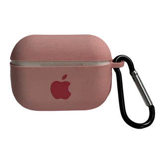 Чохол силіконовий Silicone Case з Logo для Apple AirPods Pro Pink