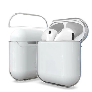 Прозорий захисний чохол Clear Case полікарбонат PC для Apple AirPods 1 / 2 Прозорий