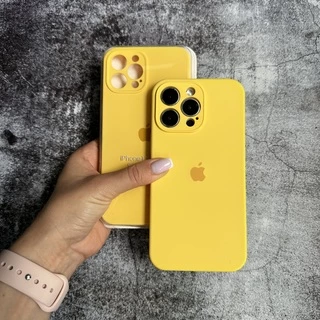 Чохол Silicone Case FULL 360 для iPhone 12 Pro Max Yellow