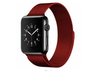 Ремінець металевий мілянська петля для Apple Watch 38|40|41|42 (10 series) mm Red