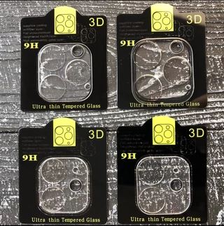Захисне скло на камеру 3D Clear Glass для iPhone 12 Прозорий