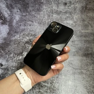 Чохол імітація скла Laser Disco case 3D logo для iPhone 13 Black