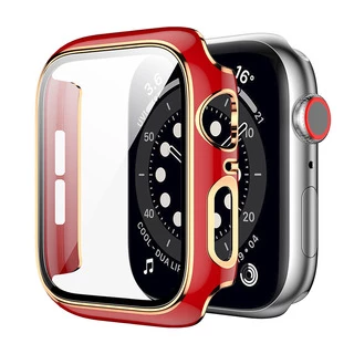Чохол Прозорий Premium Clear Case PC LUX для Apple Watch 41 mm Red