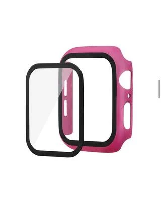 Чохол прозорий Colored board matte для Apple Watch 44 mm / SE 44mm Dragon fruit