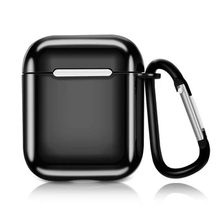 Чохол TOTO Electroplate PC Cover Case для Apple AirPods 1 / 2 Black
