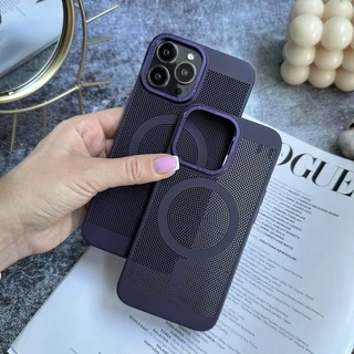 Чохол протиударний Breeze Magsafe для iPhone 13 Pro Max Purple