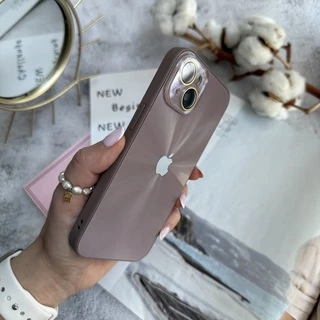Чохол імітація скла Laser Disco case 3D logo для iPhone 15 Lavender