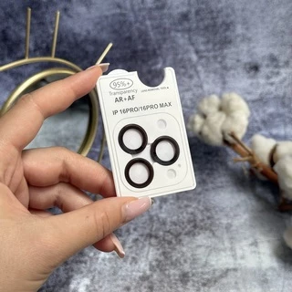 Захисне скло на камеру Metal Classic для iPhone 16 Pro, iPhone 16 Pro Max Black