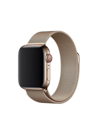 Ремінець металевий мілянська петля для Apple Watch 38|40|41|42 (10 series) mm Champagne