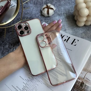 Гальванічний прозорий чохол Galvanic Full для iPhone 12 Pro Max Rose Gold