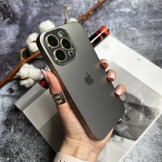 Чохол скляний з матовим обідком Titanium Lux Case для iPhone 11 Pro Silver