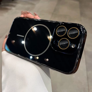 Глянцевий чохол Lume gloss з MagSafe для iPhone 14 Black