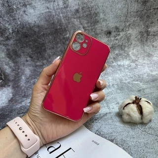 Чохол глянцевий силікон Full Glossiness Case для iPhone XR Shiny pink
