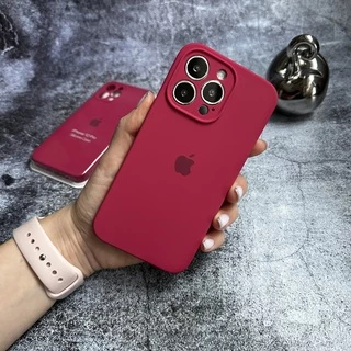 Чохол Silicone Case FULL 360 для iPhone 12 Pro Rose red