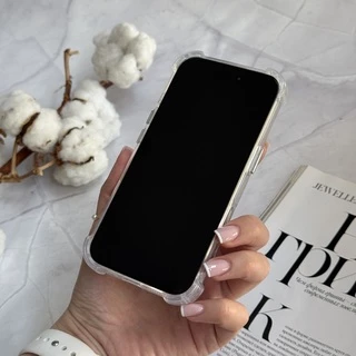 Чохол протиударний з кутами Space для iPhone 16 Прозорий