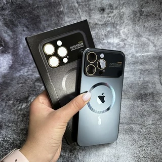 Чохол з захистом камери Matte Protection MagSafe для iPhone 13 Pro Dark Grey