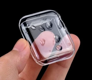 Силіконовий чохол Clear case для Apple Watch 44 mm / SE 44mm Прозорий