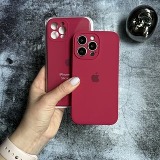 Чохол Silicone Case FULL 360 для iPhone 12 Pro Rose red