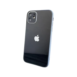 Чохол скляний з захистом камери для iPhone 11 Black
