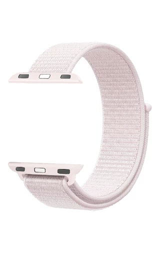 Нейлоновий ремінець Nylon Sport для Apple Watch 42|44|45|46|49mm Light Pink