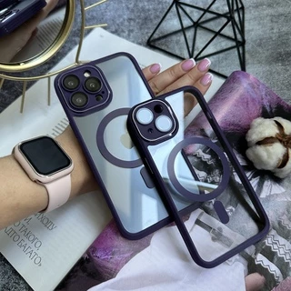 Чохол притиударний Avengare armour Magsafe для iPhone 13 Pro Purple