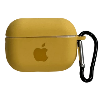 Чохол силіконовий Silicone Case з Logo для Apple AirPods Pro Yellow