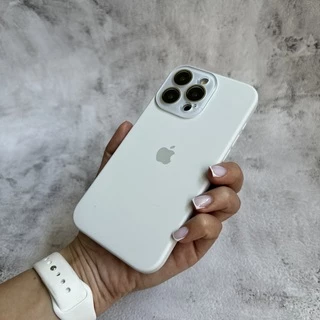 Чохол з силікону і покриттям Soft Touch мікрофібра для iPhone 12 Pro White