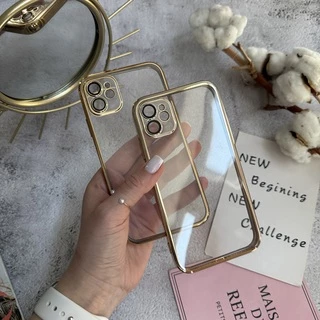 Чохол прозорий силікон Dream ultra camera для iPhone 11 Gold