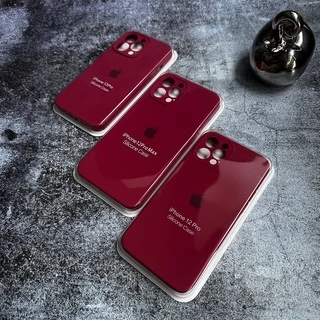 Чохол Silicone Case FULL 360 для iPhone 12 Pro Rose red