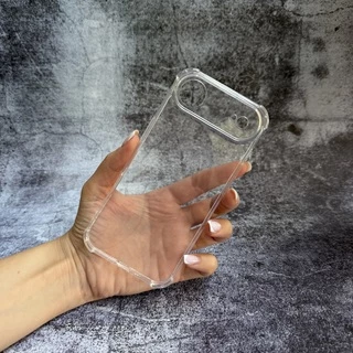 Чохол силікон ударостійкий з посиленими кутами TPU FULL для iPhone 17 Air Прозорий