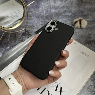 Чохол шкіряний Modern Leather з магнітом MagSafe для iPhone 16 Black
