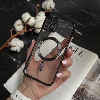 Чохол прозорий силікон Dream ultra MagSafe для iPhone 15 Black