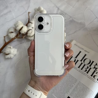 Чохол протиударний з кутами Space для iPhone 16 Прозорий