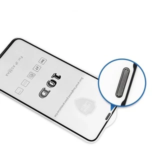 Захисне скло 10D з сіточкою на динаміку для iPhone 7/8 Plus Black