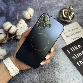 Матовий чохол MagSafe мінімалістичний дизайн захист і стиль Lume Case для iPhone 16 Black