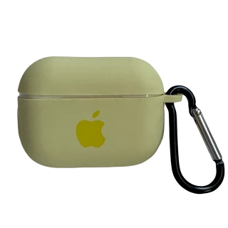 Чохол силіконовий Silicone Case з Logo для Apple AirPods Pro Mellow yellow