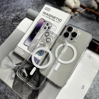 Чохол прозорий з захистом камери Clear Shade MagSafe для iPhone 14 Pro Max Прозорий