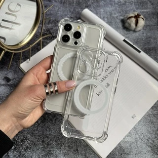 Чохол протиударний з кутами і Magsafe для iPhone 11 Прозорий