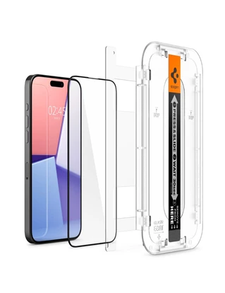 Захисне скло Spigen Screen Protector EZ (1 шт в комплекті) для iPhone 14 Plus, iPhone 13 Pro Max Прозорий