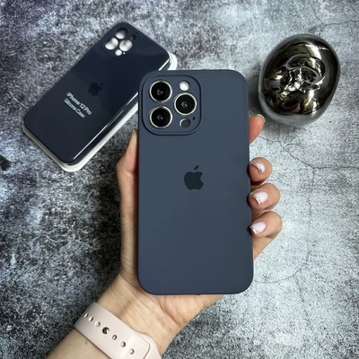 Чохол Silicone Case FULL 360 для iPhone 13 Pro Max Navy blue