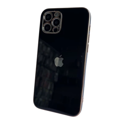 Чохол скляний glass case Lux для iPhone 12 Pro Black